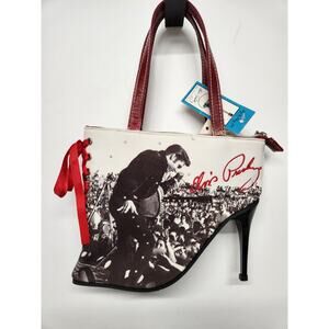 NWT. Vintage Ashley M Elvis Presley Concert High Heel Purse/Handbag. Rare Unique